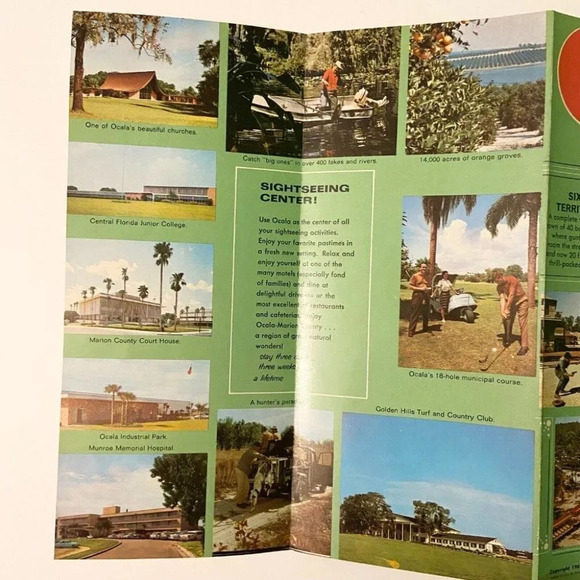 Vintage 1967 Ocala Marion County Florida Brochure Pamphlet Souvenir - Picture 8 of 10